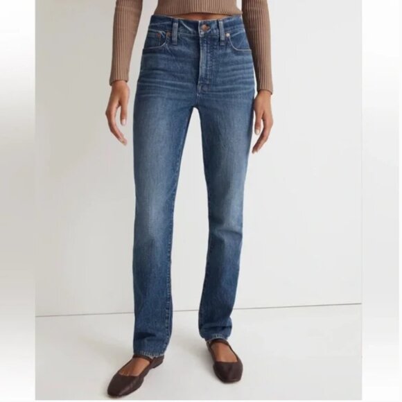 New Madewell The Perfect Vintage Tapered High Rise Jean in Decatur Wash size 24 - Picture 1 of 15